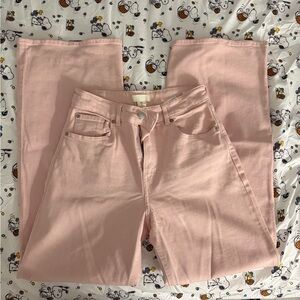 H&M Light Pink Flare Women's Jeans